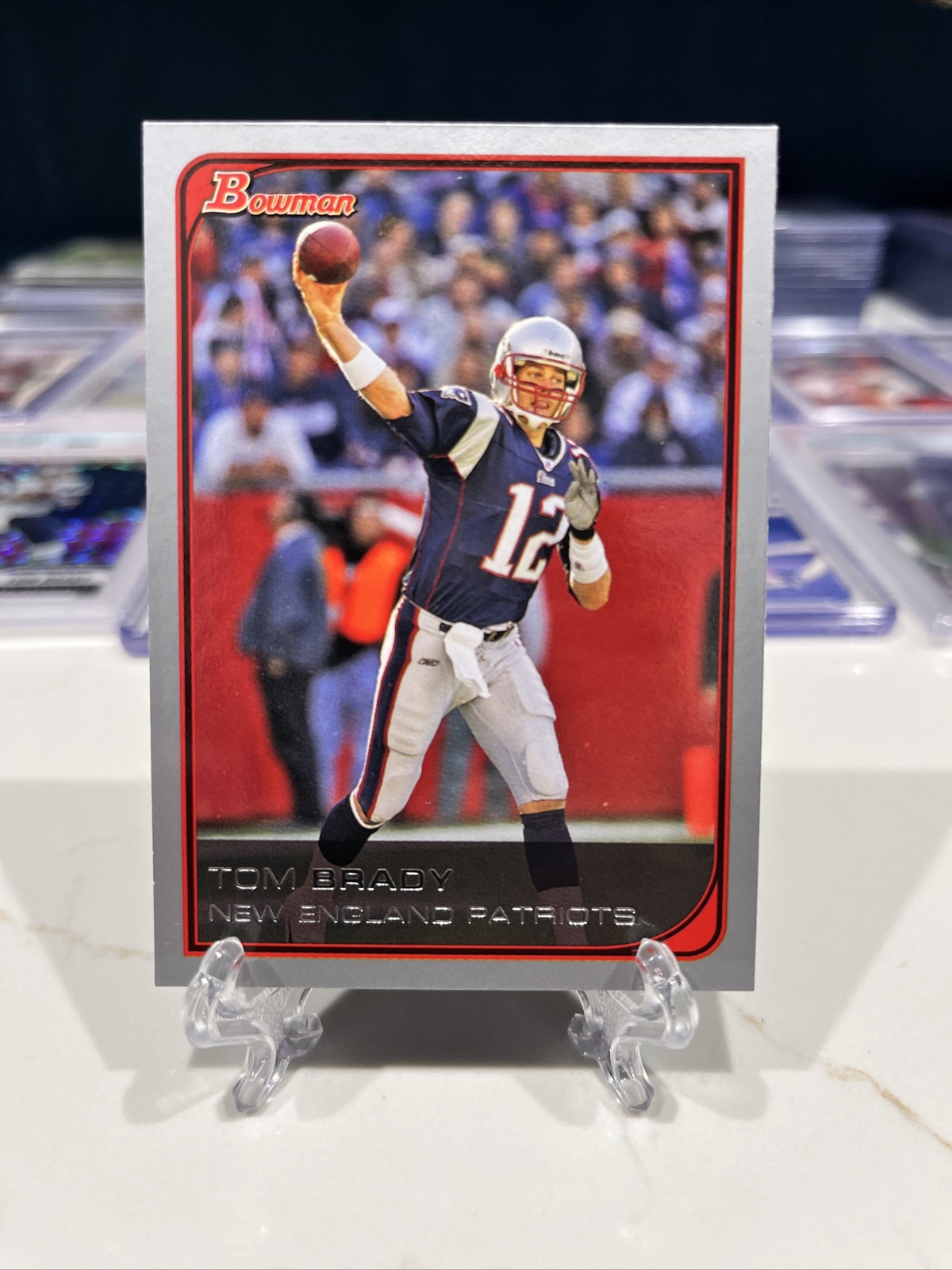 Tom Brady 2006 Bowman Silver Border #11 INVEST GOAT HOF MVP TB12 7XSB PATRIOTS