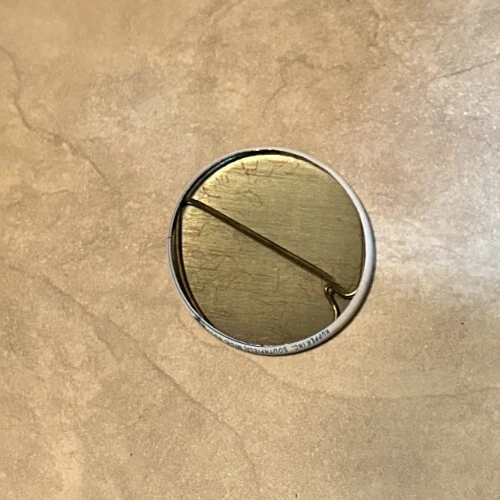 August 8/2 1970 Al Kaline Day Sports Photo 2.25" Pin Button Tiger Stadium - Image 2 of 2