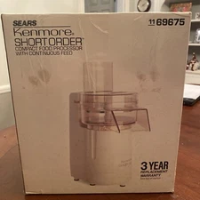Vintage Kenmore Short Order Food Processor 69675 Brand New In Box
