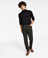 Tommy Hilfiger Mens Modern Fit Twill Flex Dress Pant - Olive -42x30