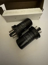 2 NOS RCA JAN CRC 12SF7 Vacuum Tubes - 1944 Vintage AVC Detector Amplifiers