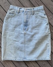 Vintage 80s 90s Guess Georges Marciano Jean Skirt