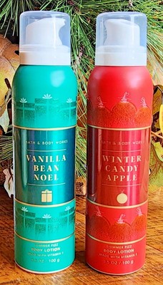 WINTER CANDY APPLE/VANILLA BEAN NOEL SHIMMER FIZZ Bath Body Works U-PICK