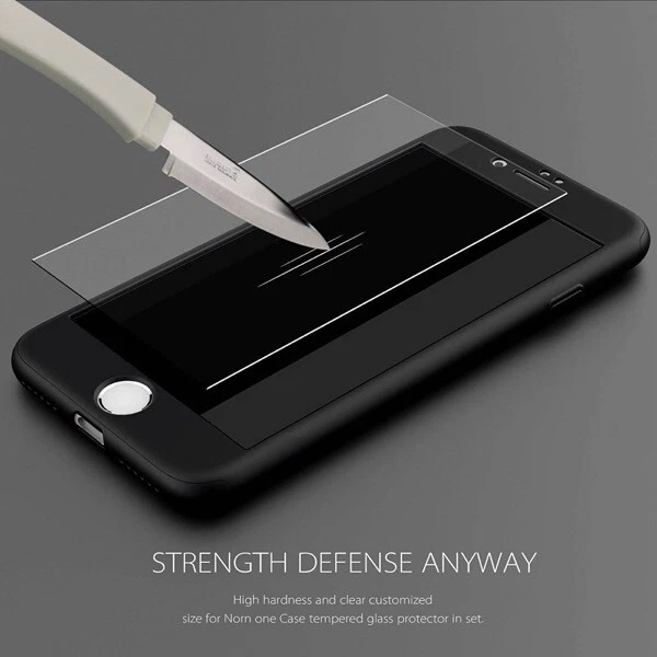 CUSTODIA per Apple iPhone SE 2022 Cover 360° + Pellicola VETRO Temperato 9H - Immagine 2 di 4