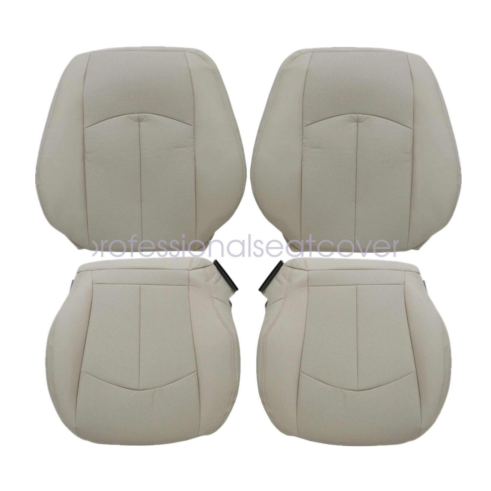 For 2003-2009 Mercedes Benz E320 W211 Driver Passenger Lower Top Seat Cover Tan