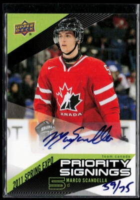 2011-12 Canadian Spring Expo Priority Signings #PS-MS Marco Scandella 59/75