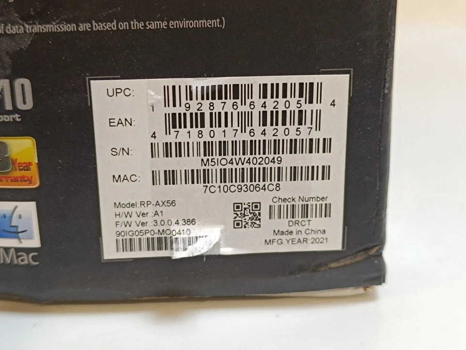 Asus RP-AX56 WLAN Repeater 4718017642057 neu in opened Box _0,5_6 - Bild 2 von 4