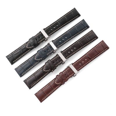 For Longines Master Collection Genuine Leather Watch Band Cowhide Strap 13-22mm