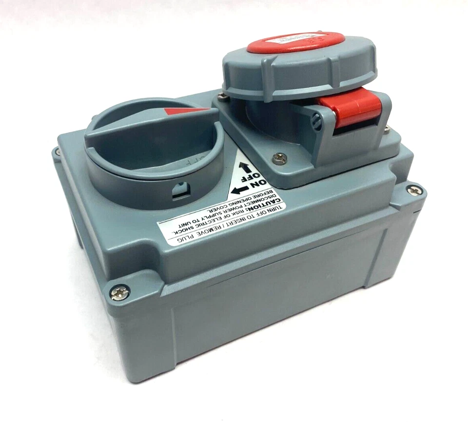 Dispositivo de cableado Eaton Cooper CD420HMI7W Arrow Hart enclavamiento pin y manga 480 V Foto 2 de 4