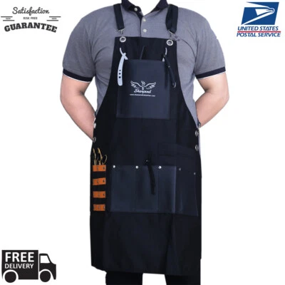 SHARPEND Hair Stylist Apron For Salon Hairdresser, Barber Haircut Styling Apron With Pock