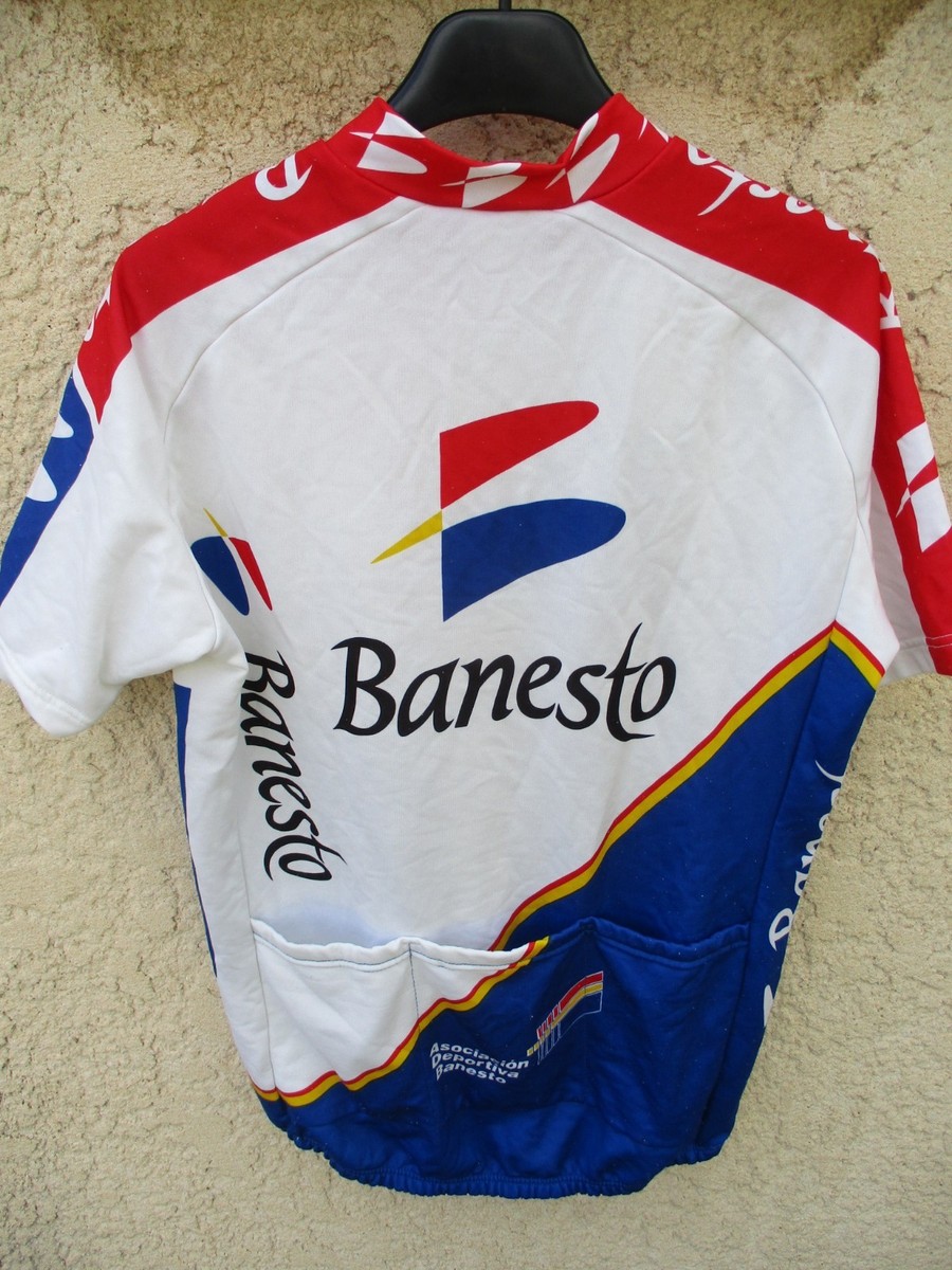 Maillot Cycliste BANESTO 1994 DELGADO Camiseta Jersey Vintage 2 S