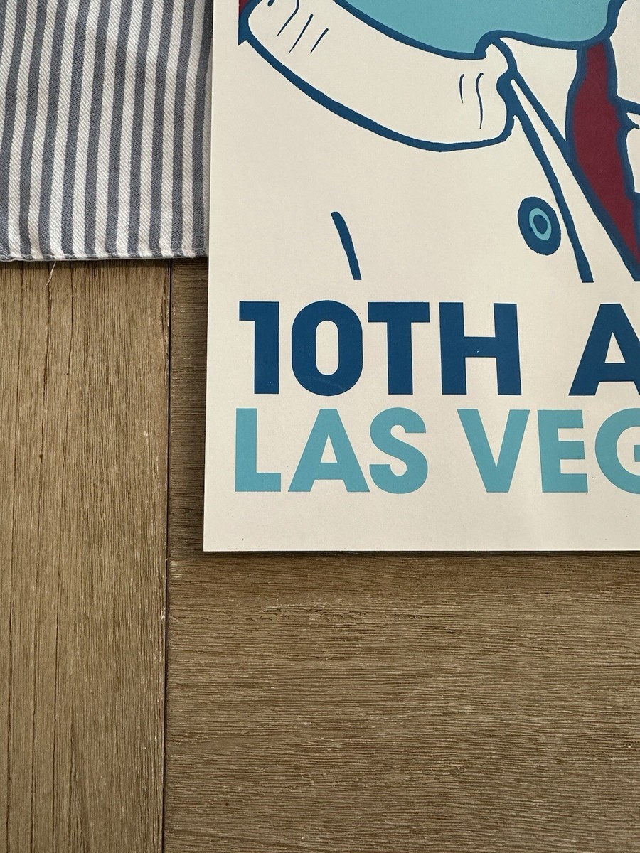 Pearl Jam Las Vegas 10th Anniversary Concert Poster October 2000