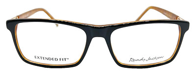 AUTHENTIC & NEW - RANDY JACKSON 3069 021 60/18/155 - BLACK - EYEGLASSES & CASE