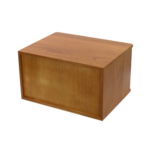 Wooden Desktop Storage Box with Lockable Drawers, Desk Organizer With 2 Tiers - Picture 14 of 24