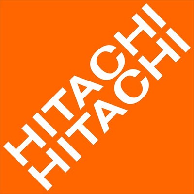 2 x HITACHI 48cm x 7,5cm aufkleber sticker bagger excavator