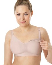 New Bra Playtex Nursing Seamless WF X-Temp Cooling Sandshell US4956 MSRP- 34 M