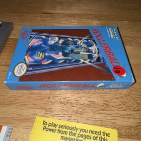 1989 Rollerball Nintendo NES Complete in Box CIB