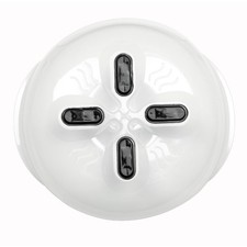 12 Inch Microwave Splatter Cover Plate Shield with Magnets for Easy Cleaning