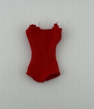 Vintage 1962 Barbie Swimsuit Red Helenca 1 Piece Bathing Suit 850 Fashion Doll
