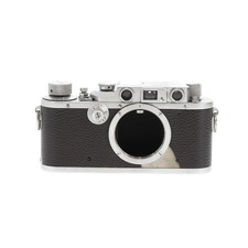 Leica IIIB 35mm Film Rangefinder Camera Body, Chrome M39 Screw Mount 