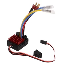 Brushed 60A ESC Waterproof Speed Control 2S-3S LiPo for 1/10 RC Cars Boat