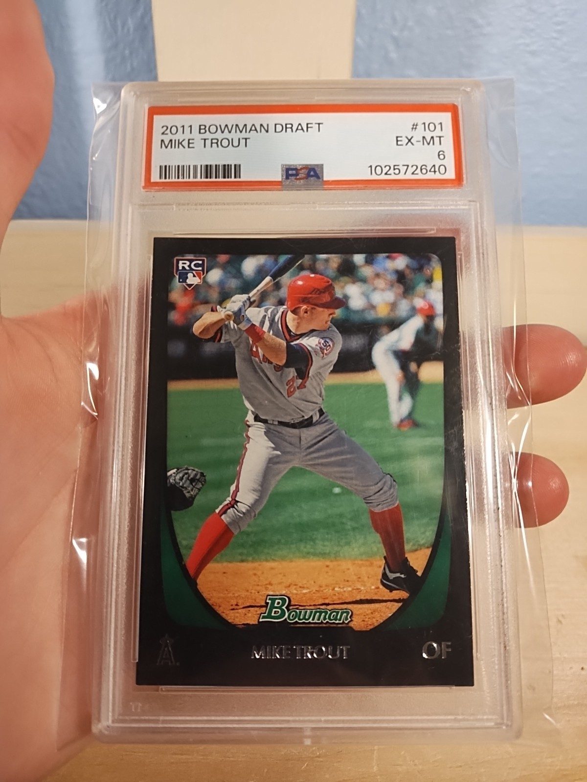 2011 Bowman Draft Picks & Prospects - Mike Trout #101 (RC)