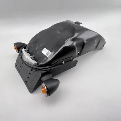 Harley Davidson V-Rod Heck schmal Kennzeichenhalter Blinker Schwarz