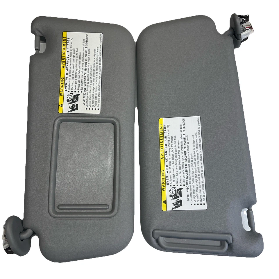 Juego de parasol Toyota RAV4 2006-12 par de parasoles OEM gris genuino Foto 2 de 4