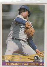 1984 donruss #52 Fernando Valenzuela DODGERS