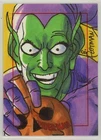 Spider-Man Archives Rittenhouse 2009 SketchaFEX card B. Postman Green Goblin