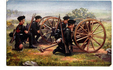 Maxim Guns 1st CB Kings Royal Rifle Corps 9730 Tuck Oilette Military Postcard