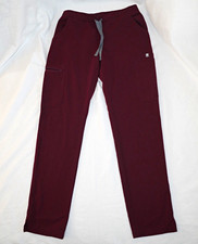 FIGS Women  s Yola Skinny Scrub Pants   XS Regular   Burgundy