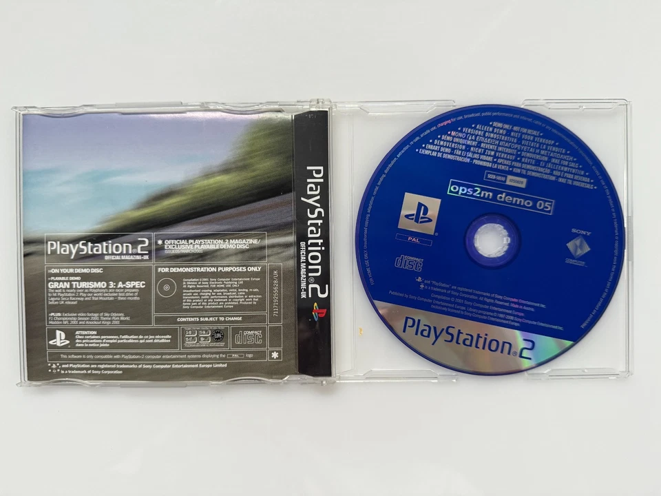 OPS2M Demo 5 05 Gran Turismo 3 A Spec PS2 March 2001 - UK PAL VGC CIB - Tracked - Image 4 of 4