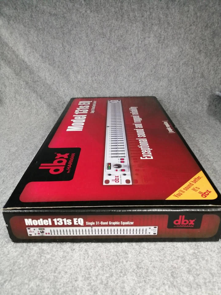 DBX 131S | 31-Band Single Channel Graphic Equalizer Rack Mount Good Condition - Image 4 of 4