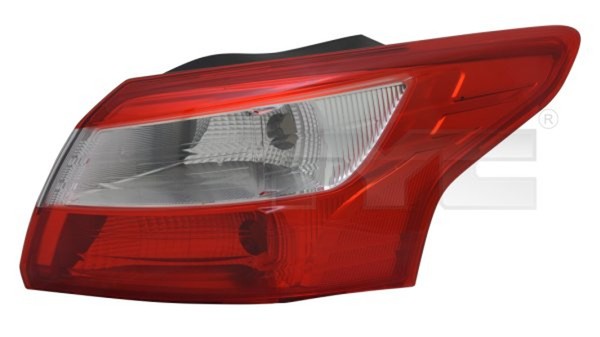 Heckleuchte TYC 11-11850-01-2 FüR Focus Ford 3 Ecoboost Flexifuel Tdci Gdi-image