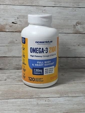 Professional, Omega-3 2100, High Potency, Natural Orange, 2,100 mg, 120 Softgels