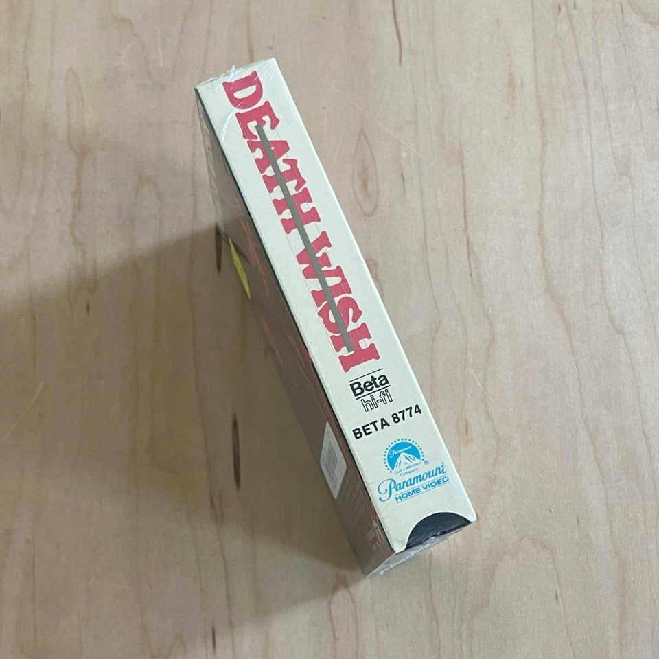 Vigilante Revenge Movie DEATH WISH (1974) Factory Sealed Betamax Charles Bronson - Image 4 of 4