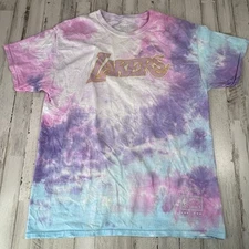NBA Los Angeles Lakers Tye Dye Shirt Mens Size Large By Mitchell & Ness
