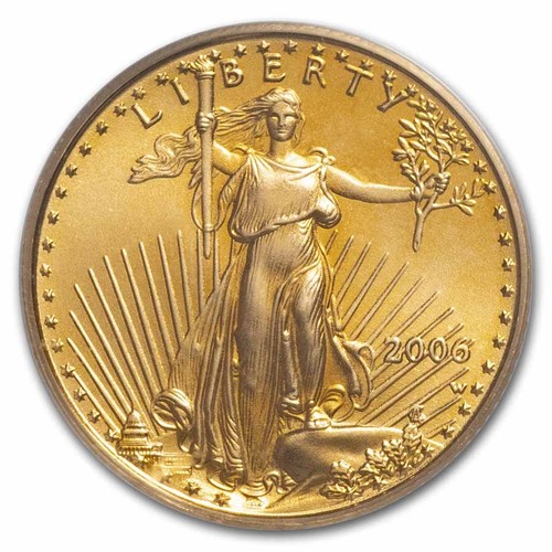 2006 1/10 oz American Gold Eagle MS-70 PCGS - Picture 2 of 3