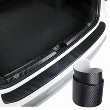 Rear Bumper Protector 48"x4.7" Universal Matte Black Guard, Anti-Scratch Carb...