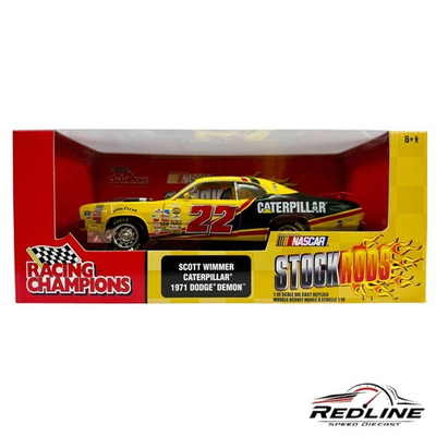 #ad #ad 🔥Racing Champions Scott Wimmer Caterpillar 1971 Dodge Demon 1:18 B3 $199.95