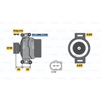 Bosch Generator Lichtmaschine 180A 14V FüR Mercedes-Benz Sprinter 35-T Kasten