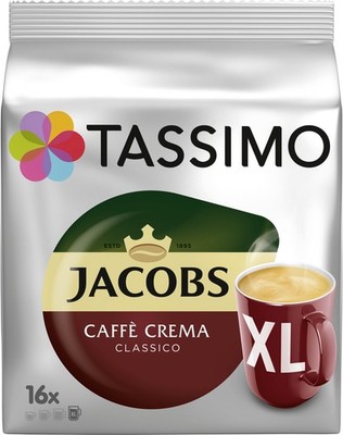 Tassimo Jacobs Caffè Crema Classico XL 16x8,3g