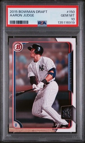 🔥 2015 BOWMAN DRAFT AARON JUDGE #150 ROOKIE RC CARD GEM MINT PSA 10 🔥