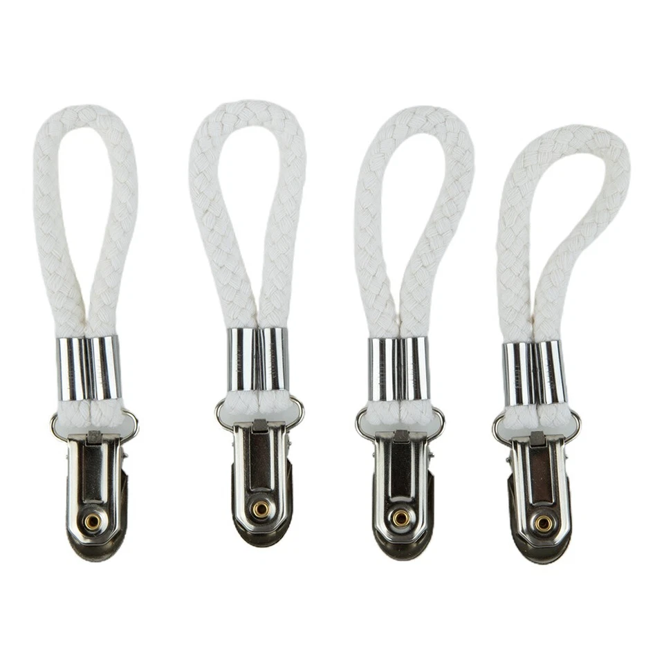 Handtuchhalter Handtuch-Clips K??che Lanyard Typ Ohne N?hen Stabil Wei? - Bild 3 von 3