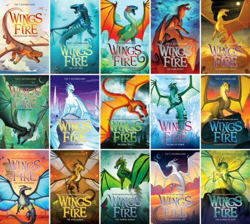 Wings of Fire: The Complete Collection Series Set (Livre 1-15) NEUF livre de poche 2022 - Photo 1/7