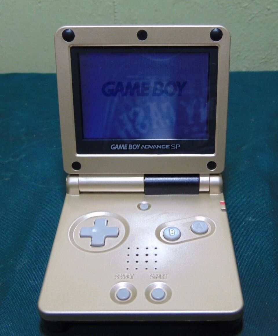 Game Boy Advance SP System Black and Silver w/Charger For Sale