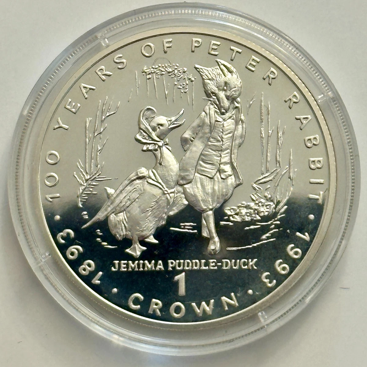 1993年 ジブラルタル 1クラウン 銀貨 1 Crown - Elizabeth II (King