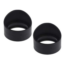 2PCS Eye Cups Replacement Component Black Rubber Eyepiece Cover Telescope Cover