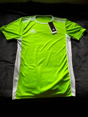 adidas Entrada 18 Training Jersey - Neon Green Men's Extra Small Brand New w Tag